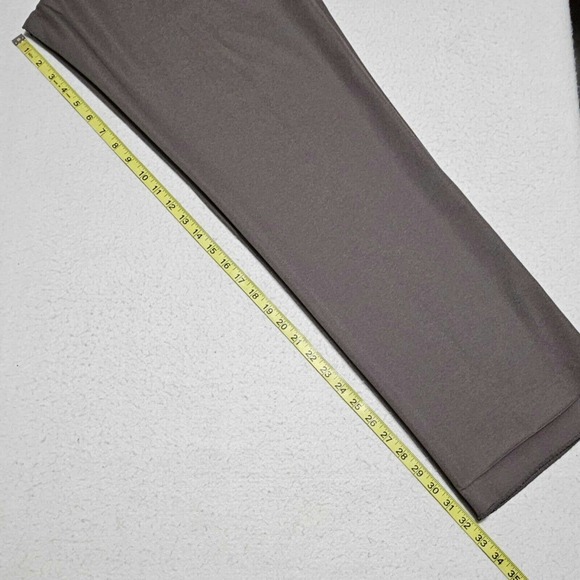 Footjoy Pants Mens Sz‎ 38 Taupe Flat Front Stretch Performance Straight Unhemmed - Picture 5 of 11
